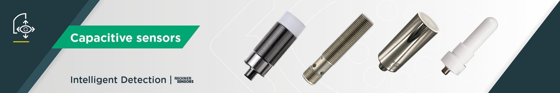 Capacitive proximity sensors for reliable non-contact detection of liquids, solids and bulk materials